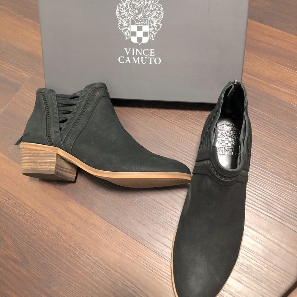 Black Vince Camuto Booties